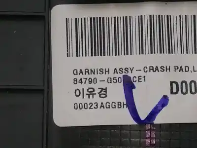 Second-hand car spare part air ventilation grille for kia niro * oem iam references 84790g5000ce1  