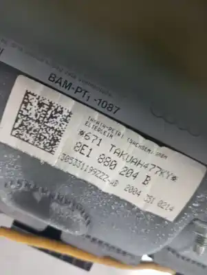 Peça sobressalente para automóvel em segunda mão kit airbag por audi a4 berlina (8e) berlina 8e referências oem iam 8e1857041t24a