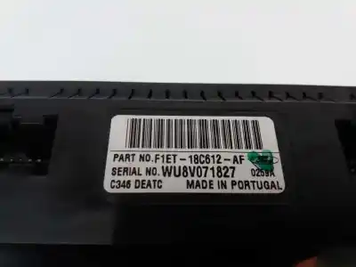 Second-hand car spare part heating / air conditioning control panel for ford focus iii 1.5tdci oem iam references f1et18c612af  wu8v071827