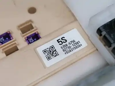 Second-hand car spare part fuse box unit for toyota auris (e18) 8nr oem iam references 8273012x81  63586756