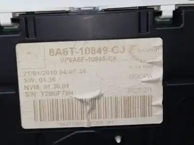 Peça sobressalente para automóvel em segunda mão quadrante por ford fiesta (ce1) 1.5 tdci 86 cv referências oem iam 8a6t10849cj  vp8a6f10849ck