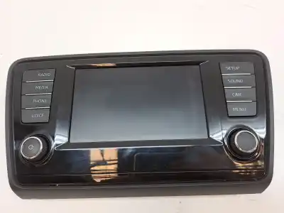 Peça sobressalente para automóvel em segunda mão Display Gps / Multimídia por SKODA OCTAVIA COMBI (5E5) SCOUT 2.0 150 CV Referências OEM IAM 5E0919605HBIO  
