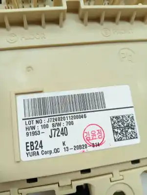 Second-hand car spare part fuse box unit for kia xceed xceed 0.998 3 cilindros oem iam references 91953j7240  