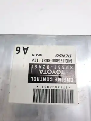Second-hand car spare part ecu engine control for toyota corolla (e12) 2.0 turbodiesel cat oem iam references 8966102a61  