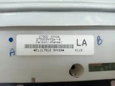 Peça sobressalente para automóvel em segunda mão comando de sofagem (chauffage / ar condicionado)  por nissan note (e12) 1.2 referências oem iam 275003vv2a  