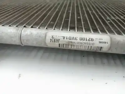 Peça sobressalente para automóvel em segunda mão condensador / radiador de sofagem / ar condicionado por nissan note (e12) 1.2 referências oem iam 214103vs1a  
