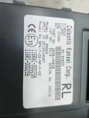 Second-hand car spare part electronic module for nissan leaf (ze0) electric oem iam references 284b14nr0b  