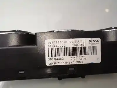 Peça sobressalente para automóvel em segunda mão comando de sofagem (chauffage / ar condicionado)  por citroen c-elysée bh02 referências oem iam 96746550zd00  
