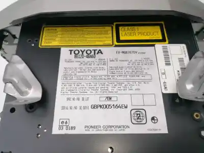 Peça sobressalente para automóvel em segunda mão sistema de áudio / rádio cd por lexus rx * referências oem iam 8612048a60  8612048c80