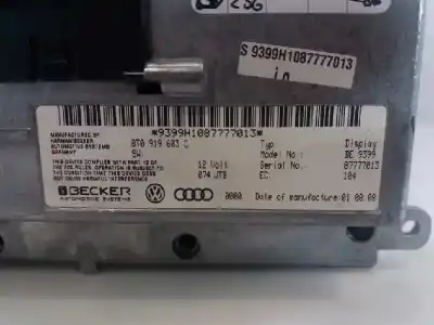 Peça sobressalente para automóvel em segunda mão módulo / sistema de navegação gps por audi a4 berlina (8e) a4 8e referências oem iam 4e0910888e  4f0035541l - 8t1035110c