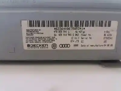 Peça sobressalente para automóvel em segunda mão módulo / sistema de navegação gps por audi a4 berlina (8e) a4 8e referências oem iam 4e0910888e  4f0035541l - 8t1035110c