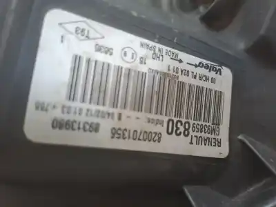 Second-hand car spare part right headlight for renault trafic combi (ab 4.01) generation expression combi corto oem iam references 8200701356  93859830