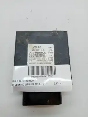 Peça sobressalente para automóvel em segunda mão módulo eletrônico por seat leon sc (5f5) cupra 265 265 cv / 195 kw referências oem iam 3q0906121b
