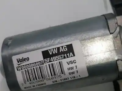 Автозапчастина б/у двигатель заднього склоочисника для skoda fabia (6y2/6y3) 1.4 посилання на oem iam 5f4955711a  