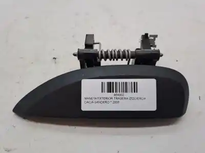 Peça sobressalente para automóvel em segunda mão puxador exterior traseiro esquerdo por dacia sandero 1.6 lpg referências oem iam 806070421r