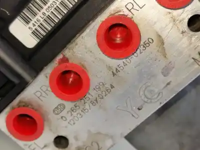 Peça sobressalente para automóvel em segunda mão abs por toyota auris (e18) 1nd referências oem iam 0265251199  04454002350
