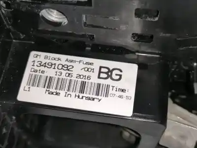 Second-hand car spare part fuse box unit for opel corsa e b13dtc oem iam references 13491092  