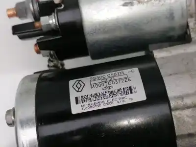 Peça sobressalente para automóvel em segunda mão motor de arranque por renault clio iv h4b b4 referências oem iam 233000557r  m000td0372ze
