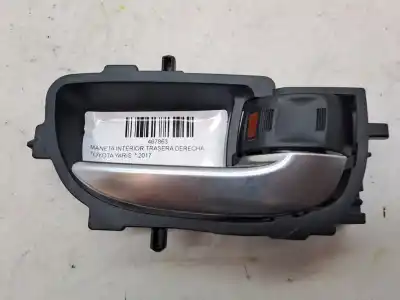 Peça sobressalente para automóvel em segunda mão puxador interior traseiro direito por toyota yaris toyota referências oem iam 6920502330c2
