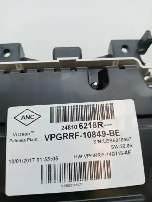 Peça sobressalente para automóvel em segunda mão quadrante por renault clio iv authentique referências oem iam 248106218r  
