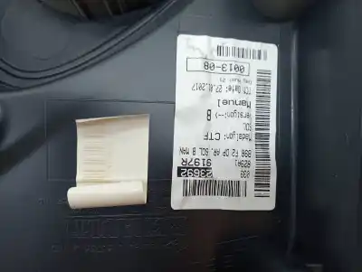 Peça sobressalente para automóvel em segunda mão forra / revestimento da porta traseira esquerda por renault clio iv authentique referências oem iam 829a19197r