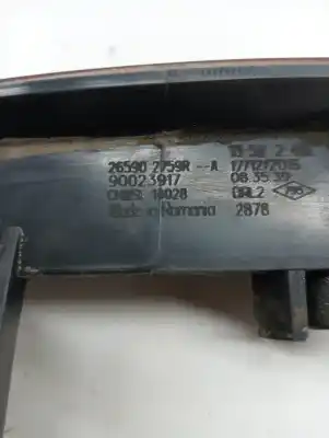 Peça sobressalente para automóvel em segunda mão farolim de travão central por renault clio iv authentique referências oem iam 265902759r  