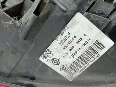 Peça sobressalente para automóvel em segunda mão farolim traseiro esquerdo por renault clio iv authentique referências oem iam 265553752r  