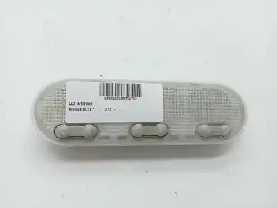 Peça sobressalente para automóvel em segunda mão LUZ INTERIOR por NISSAN NOTE (E12)  Referências OEM IAM 8200073234  