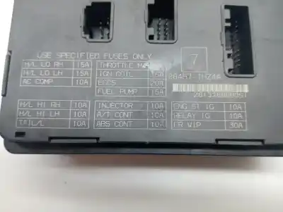 Second-hand car spare part fuse box unit for nissan note (e12) 1.2 oem iam references 284b71hz4a  