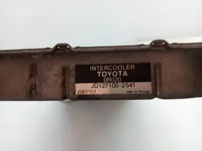 Peça sobressalente para automóvel em segunda mão intercooler por toyota corolla (e11) 2.0 turbodiesel cat referências oem iam jd1271002541  179400r020