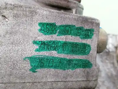 İkinci el araba yedek parçası vites kutusu için mercedes-benz vito (w639) basic, combi 109 cdi largo (639.603) oem iam referansları 711698  