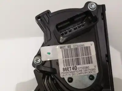 Peça sobressalente para automóvel em segunda mão potenciômetro por citroen c4 lim. 1.6 blue-hdi fap referências oem iam 86et400732280  