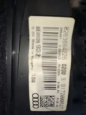 Peça sobressalente para automóvel em segunda mão quadrante por audi a4 berlina (8e) a4 8e referências oem iam 8e0920932  