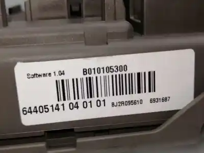 Peça sobressalente para automóvel em segunda mão caixa de fusíveis e relés por bmw x5 (e70) 306d5 referências oem iam 6931687  