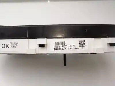 Peça sobressalente para automóvel em segunda mão quadrante por kia picanto (ja) g4la referências oem iam 94013g6171  