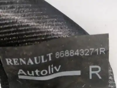 Автозапчастина б/у передній правий ремін безпеки для dacia dokker k9kc6 посилання на oem iam 868843271r  
