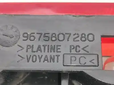 Автозапчастина б/у центральний задній ламп для citroen c-elysée bh02 посилання на oem iam 9675807280  
