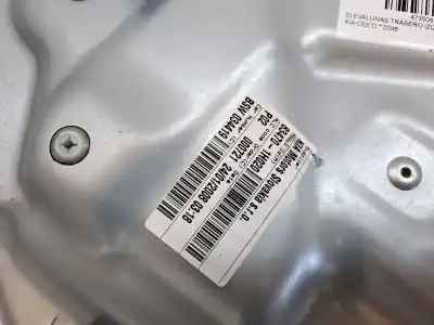 Second-hand car spare part rear left window regulator for kia ceed ceed drive oem iam references 834701h020  