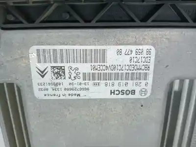 Second-hand car spare part ecu engine control for citroen c3 * oem iam references 9805947780  
