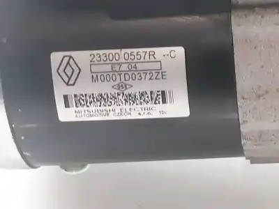 Pezzo di ricambio per auto di seconda mano motorino di avviamento per renault kadjar experience riferimenti oem iam 233000557r  