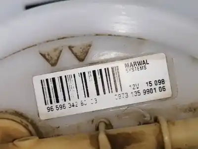 Peça sobressalente para automóvel em segunda mão boia / bomba combustível por citroen jumpy 2.0 hdi fap cat (rh02 / dw10cted4) referências oem iam 9659634280  