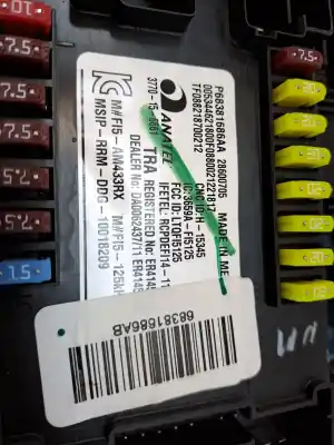 Second-hand car spare part fuse box unit for jeep compass (mp) jeep oem iam references 68262534aj  68381686aa