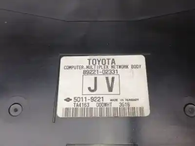 Peça sobressalente para automóvel em segunda mão módulo eletrônico por toyota auris auris (2006-2012) referências oem iam 8922102331  