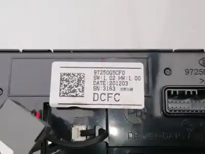 Second-hand car spare part heating / air conditioning control panel for kia niro * oem iam references 97250g5cf0ca  97250g5cf0