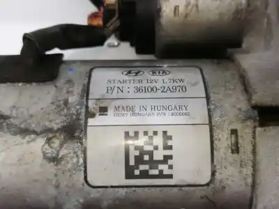 Pezzo di ricambio per auto di seconda mano motorino di avviamento per kia ceed (cd) d4fb riferimenti oem iam 361002a970  