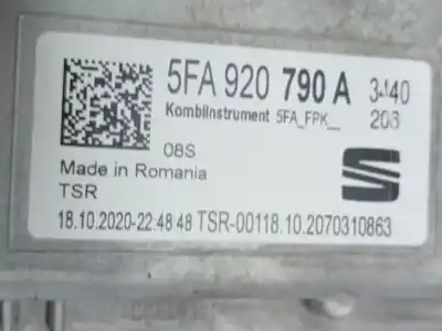 Peça sobressalente para automóvel em segunda mão quadrante por seat leon (kl1) seat leon referências oem iam 5fa920790a  