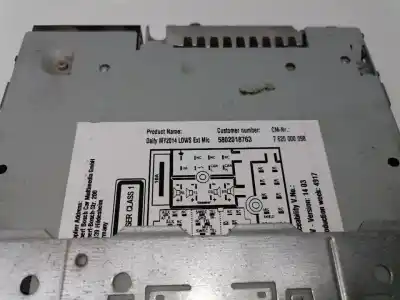 Автозапчастина б/у аудіо система / радіо cd для iveco daily furgón daily furgon посилання на oem iam 5802018763  