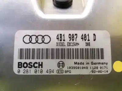Автозапчастина б/у ебу контролер двигуна для audi a6 avant (4b5) 2.5 tdi посилання на oem iam 4b1907401d  