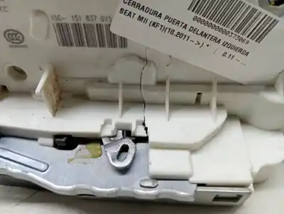 Second-hand car spare part left front door lock for seat mii (kf1) chyb oem iam references 1s1837015h  