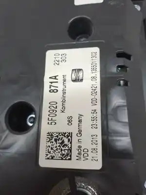 Peça sobressalente para automóvel em segunda mão quadrante por seat leon (5f1) style referências oem iam 5f0920871a  